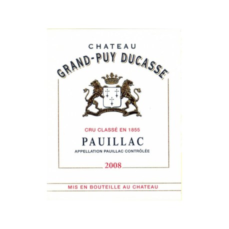 Chateau Grand-Puy Ducasse 2012
